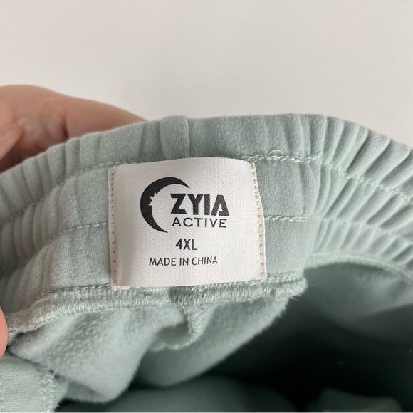 ZYIA Active Light Blue Teal Sweatpants Joggers Athleisure Size 4X - Picture 7 of 9